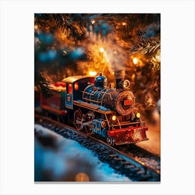 Christmas Train 3 Canvas Print