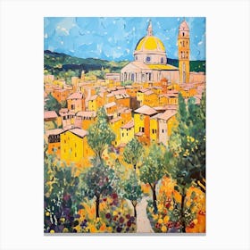 Siena Italy 1 Fauvist Painting Canvas Print