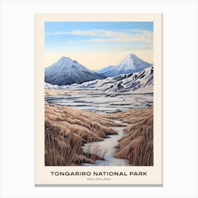 Tongariro National Park New Zealand 3 Poster Canvas Print