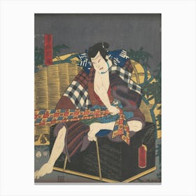 Print 37 By Utagawa Kunisada Canvas Print