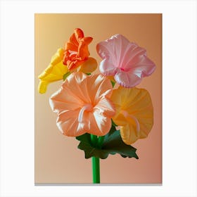 Dreamy Inflatable Flowers Nasturtium 1 Canvas Print