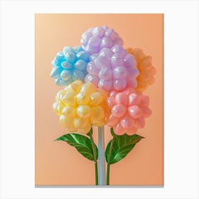 Dreamy Inflatable Flowers Hydrangea 2 Canvas Print