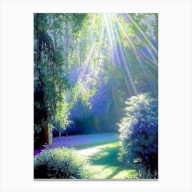 Bellingrath Gardens, Usa Classic Monet Style Painting Canvas Print