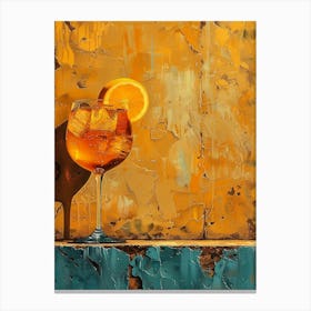 Aperol Spritz Orange 10 Canvas Print