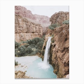 Havasupai Desert Waterfall Canvas Print