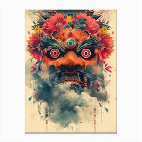 Chinese Mask Canvas Print