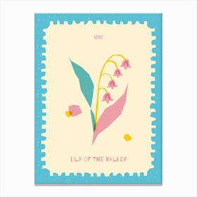May Birthmonth Flower Lily Of The Valley Canvas Print