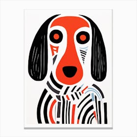 Dachshund Portrait Canvas Print