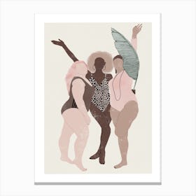 Three Women nr 2 Canvas Print