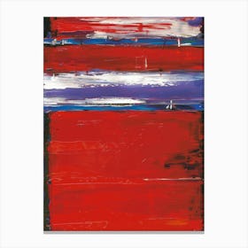 'Red And Blue' 1 Canvas Print