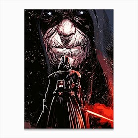 Darth Vader Star Wars movie 8 Canvas Print