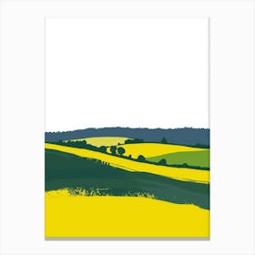 Canola Field 1 Canvas Print