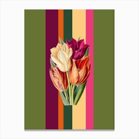 Belle Botanica 6 Tulips Canvas Print