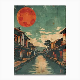 Gion District Mid Century Modern 1 Canvas Print