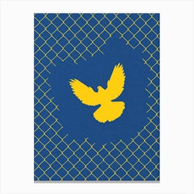 Freedom Dove Ukraine Canvas Print