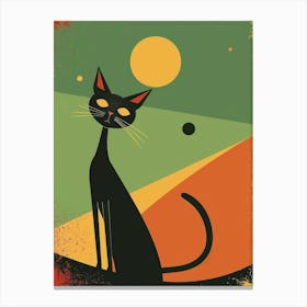 Cat In Space 7 Canvas Print