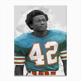 Paul Warfield Miami Dolphins Canvas Print