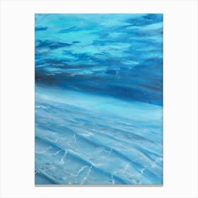 Underwater Oil painting Art print Canvas Print