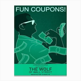 Fun coupons Canvas Print