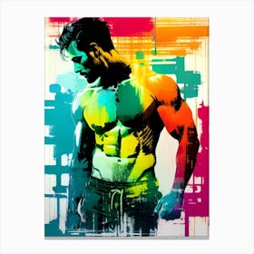 Muscular Man 2 Canvas Print