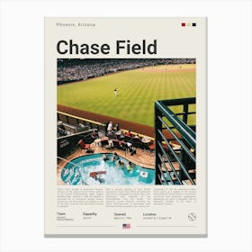 Baseball - Arizona Diamondbacks - Chase Field 2 Canvas Print