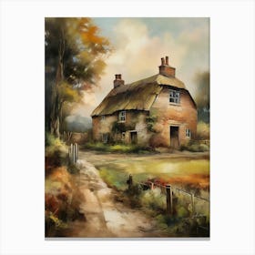 Thatched Cottage Canvas Print