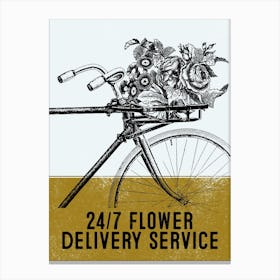 Flower Delivery Service Canvas Print