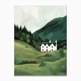 House In The Countryside 2 Canvas Print