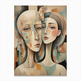 Two Women 3 Canvas Print