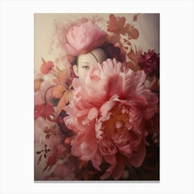 Peony Lady Canvas Print