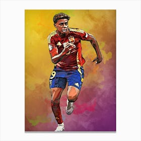 Lamine Yamal12 Canvas Print