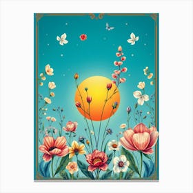 Flowers In The Sun Canvas Print