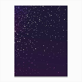 Starry Night Sky Canvas Print