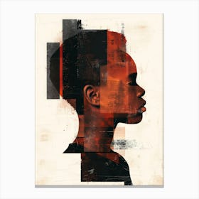 Portrait Of A Black Man 1 Canvas Print