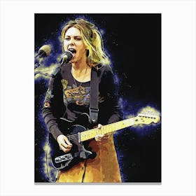 Spirit Of Ellie Rowsell Wolf Alice Canvas Print