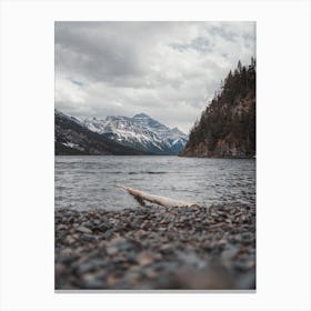 Cloudy Lake Day Canvas Print