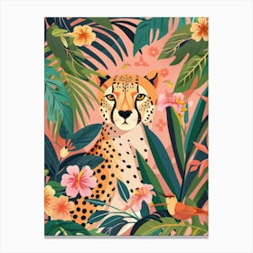 Cheetah In The Jungle 1 Canvas Print