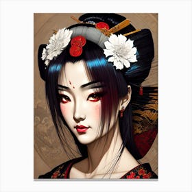 Geisha 14 Canvas Print