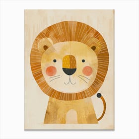 Lion Print Canvas Print