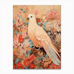 Parrot 1 Detailed Bird Painting Canvas Print