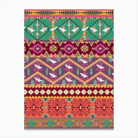 Seamless Colorful Pattern Canvas Print