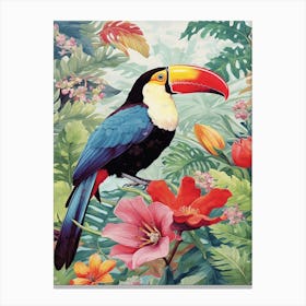 Toucan Majesty: Colorful Bird Art Canvas Print
