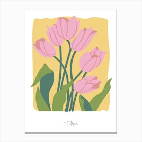 Tulips Floral Canvas Print