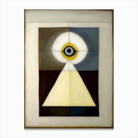 Balance, Symbol, Third Eye Rothko Neutral Canvas Print