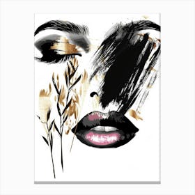 Woman'S Face 59 Canvas Print