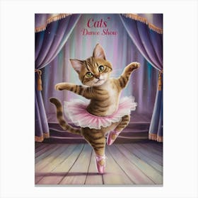 Cats Dance Show Canvas Print