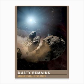 Dusty Remains Around Residual Dead Stars Canvas Print