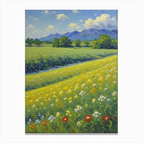 Blooming Meadow Canvas Print