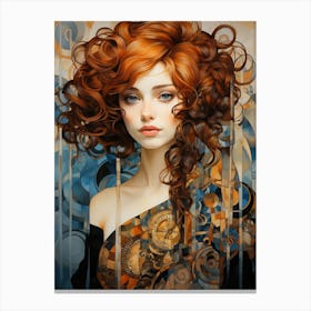 Portrait Of A Girl Canvas Print