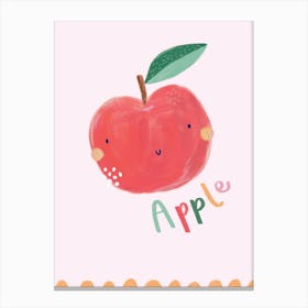 Cute Apple Nursery Baby And Kids Canvas Print